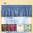 thumbnail image 3 of Window Valance Collections Etc Elegance Scroll Blue 148 x 33 cm, 3 of 3
