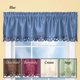 thumbnail image 3 of Window Valance Collections Etc Elegance Scroll Blue 148 x 33 cm, 3 of 3