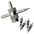 Slime 4way Valve Core Tool & 4 Replacement Valve Cores 20469