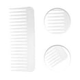 thumbnail image 3 of Unique Bargains 1 Pc Loose Powder Style Wide Tooth Comb for Curly Thin Hair Plastic Clear, 3 of 3