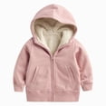 thumbnail image 4 of Staki Girls Hoodie Cozy Soft Fleece Sherpa Lined Hoodie Zip Up Sweatshirt for Girls 1-14Y(Pink,11-12 Years), 4 of 7