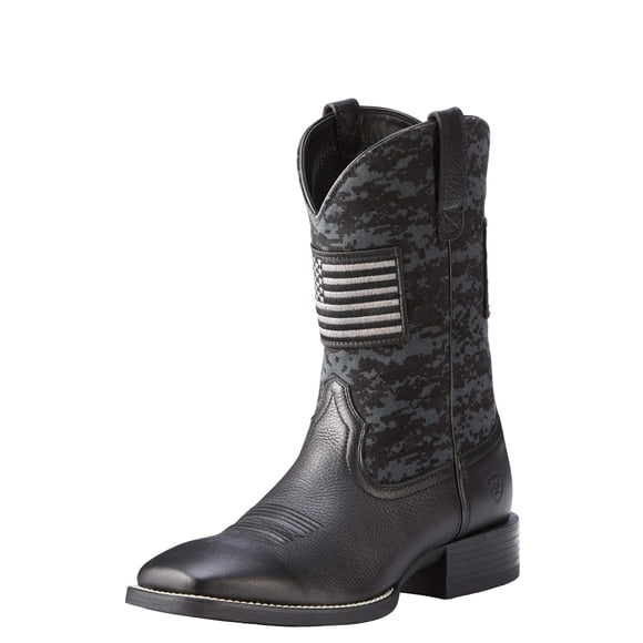 Botas vaqueras ARIAT Sport Patriot Black Deertan/Black Camo Me