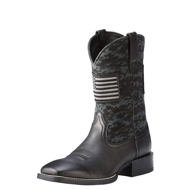 Botas vaqueras ARIAT Sport Patriot Black Deertan/Black Camo Me