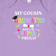 thumbnail image 4 of Inktastic My Cousin Graduated and I'm Super Proud Boys or Girls Baby Bodysuit, 4 of 5