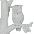 thumbnail image 3 of Decor Therapy Textured Resin Owl Table Lamp, White Finish, 28" Tall, 3 of 7