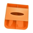 thumbnail image 5 of Car Armrest Box Storage Box Center Console Organizer Tray, Interior Accessories,Multifunctional Paper Box Middle Storage Rack Orange, 5 of 8