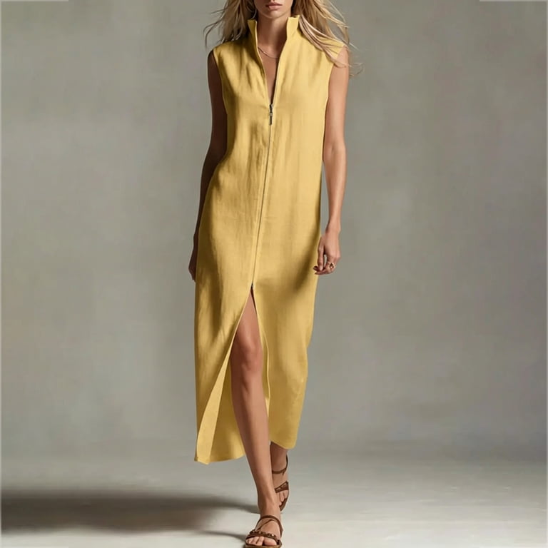 designer dress for women Long Flowing Red SS22EOSS 100% custom made. Zapaka Royal Blue V Color:Limoncello Camellia Jacquard