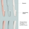 thumbnail image 3 of EXLEAF 2026 New Eyebrow Razor for Women,15 Pcs Dermaplane Razor for Women Face,Foldable Face Razors for Women and Men for Home,Spa,Travel,Salon, 3 of 6