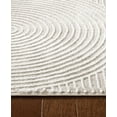 thumbnail image 5 of TOWN & COUNTRY LUXE Maya Soft Arches Neutral Indoor Runner Area Rug with High-Low Texture, Ivory/Greige, 1'9"x7'2", 5 of 11