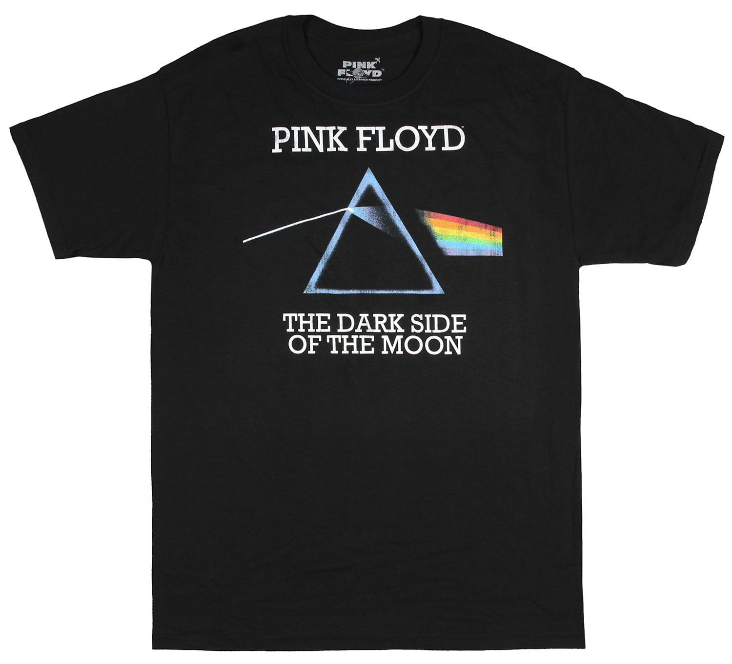 Pink Floyd Dark Side Of The Moon Prism T-Shirt Official Blue Snow Wash Music Tee