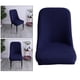 thumbnail image 5 of Cubierta de silla de comedor de tela de poliéster elástica , comedor, cocina de hotel, asiento de , antideslizantes, decoración Azul oscuro Soledad Fundas Sillas Fundas, 5 of 9