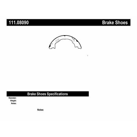 Centric Parts 111.08090 Brake Shoe