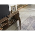 thumbnail image 2 of Mid-Century Modern TV Stand with 2 Doors &amp; 2 Shelves - 66" Walnut Solid Wood Media Console for Living Room, Entertainment Unit - Stylish &amp; Functional Home Furniture, 2 of 11