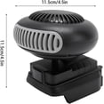 thumbnail image 7 of 2026 Rechargeable Battery Powered Space Heaters for Indoor Use Cordless, Space Heater Battery Powered with 1/2PCS 1500mah Battery, For Camping, Indoors, Long Heating (1 x Battery), 7 of 7