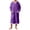 Purple, variant on KICILVS Mens Robe with Hood Thickened Warm Pullover Nightgown with Pockets Cozy Winter Home Housecoat Wear Pink