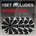 thumbnail image 3 of Wheel Fully Wrap Rim, 17 Inch Wheel Hub Cap 4 Pcs High Strength  for   Connect, 3 of 7