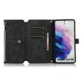 thumbnail image 2 of Nalacover Crossbody Wallet Case for Samsung Galaxy S21 FE, Shoulder Strap Lanyard Luxury PU Leather Zipper Pocket Flip Folio Cover with Card Slots Holder Magnetic Clasp Kickstand Phone Case,Black, 2 of 9