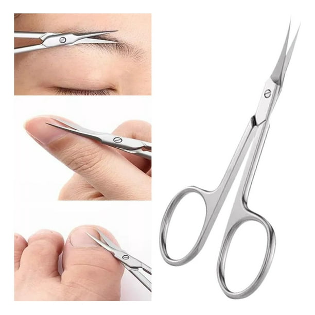 Tijera Curva Corta Uñas Punta Fina Acero Inoxidable Manicure Curtis 19- C