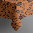 thumbnail image 5 of Halloween Floral Pumpkin Pattern Square Tablecloth,Waterproof Square Table Cover,Wipeable Spillproof Washable Table Cover for Home Kitchen Party Decor 52"x52"(132x132cm), 5 of 6