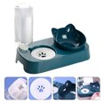 thumbnail image 2 of Miangastore 1 Ensemble Distributeur Automatique d'Eau pour Chaton Bol de Nourriture Surélevé Protection du Cou, 2 of 9