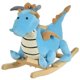 thumbnail image 1 of Juguete de peluche con forma de caballo balancín Qaba Dinosaur Blue, 18-36 m, 1 of 9