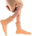thumbnail image 5 of HUASHENG 2pc Finger Feet Puppet Tiny Feet 2 Pairs Finger Shoes Realistic Left And Right Small Feet For Fun Adults And Teens, 5 of 5
