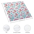 thumbnail image 3 of FANNA Heart Balloons Cloth Napkins Hotel Home Banquet Atmosphere Embellishment Polyester Decorative Dinner Napkin for Dining Table Kitchen Party 4 PCS, 3 of 7