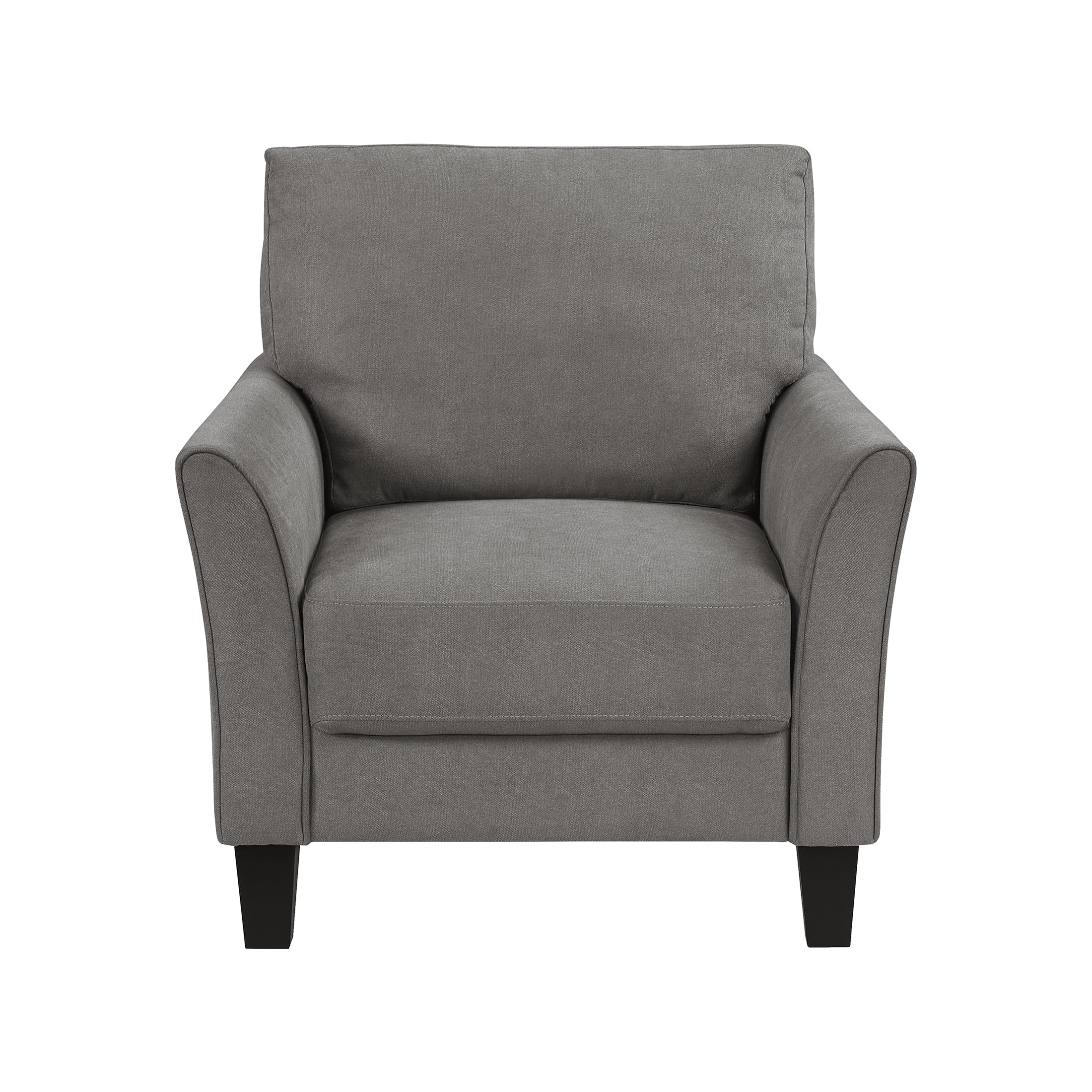 OakvillePark Islewyn Textured Fabric Accent Chair, Brownish Gray
