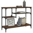 thumbnail image 4 of vidaXL Console Table with Shelves Behind Sofa Entry Desk Living Room Furniture, 4 of 23