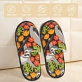 thumbnail image 2 of Fotbe Sloth on the Branch Pantuflas Peludas para Mujer con Estampado, Zapatillas de Peluche, Zapatos de Invierno para Casa, Uso Interior y Exterior-Medium, 2 of 8