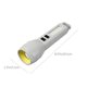 thumbnail image 2 of Linterna LED solar recargable, carga USB tipo C, luz de emergencia portátil para exteriores con base magnética, 5 modos, pantalla de alimentación, blanco, 20,5 cm / 8,07 pulgadas, 300 g / 0,66 lb, 2 of 7
