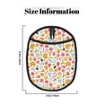 thumbnail image 3 of Pofeuu Afternoon Tea Print Silicone Pot Mat Mitten With Hanging Loop Heat Resistant Oven Mitts Non-Slip Bbq Baking Smoking Potholders, 3 of 7