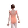 thumbnail image 2 of LYMAYTER Girls Gymnastics Leotards Toddler Ballet Bodysuit Short Sleeve Kids Dance Outfits 3Y-11Y, 2 of 8