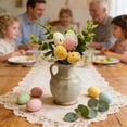 thumbnail image 1 of Cheapark Easter party decor arrangement simulated foam eggs plants floral decor green, 1 of 6