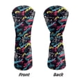 thumbnail image 5 of Uorisanigo Golf Club Head Covers for Fairway Woods, Drivers and Hybrid PU Leather Headcover, 3 PCS Set Funny Skull Print Headcovers for Club Protective, Wrinkle-Resistant Accessories, 5 of 7