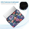 thumbnail image 2 of FORMRS 15-15.6 inch Laptop Sleeve Case Soft Carrying Quilted Computer Bag Cover, Puprle Ethereal Floral Harmony, 2 of 7