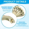 thumbnail image 3 of Uxcell 10 Pcs Drawer Cup Pulls 3" Hole Center Vintage Furniture Handles Knobs Gold, 3 of 7