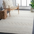thumbnail image 2 of SAFAVIEH Natura Haywood Striped Wool Area Rug, Ivory, 6' x 9', 2 of 9