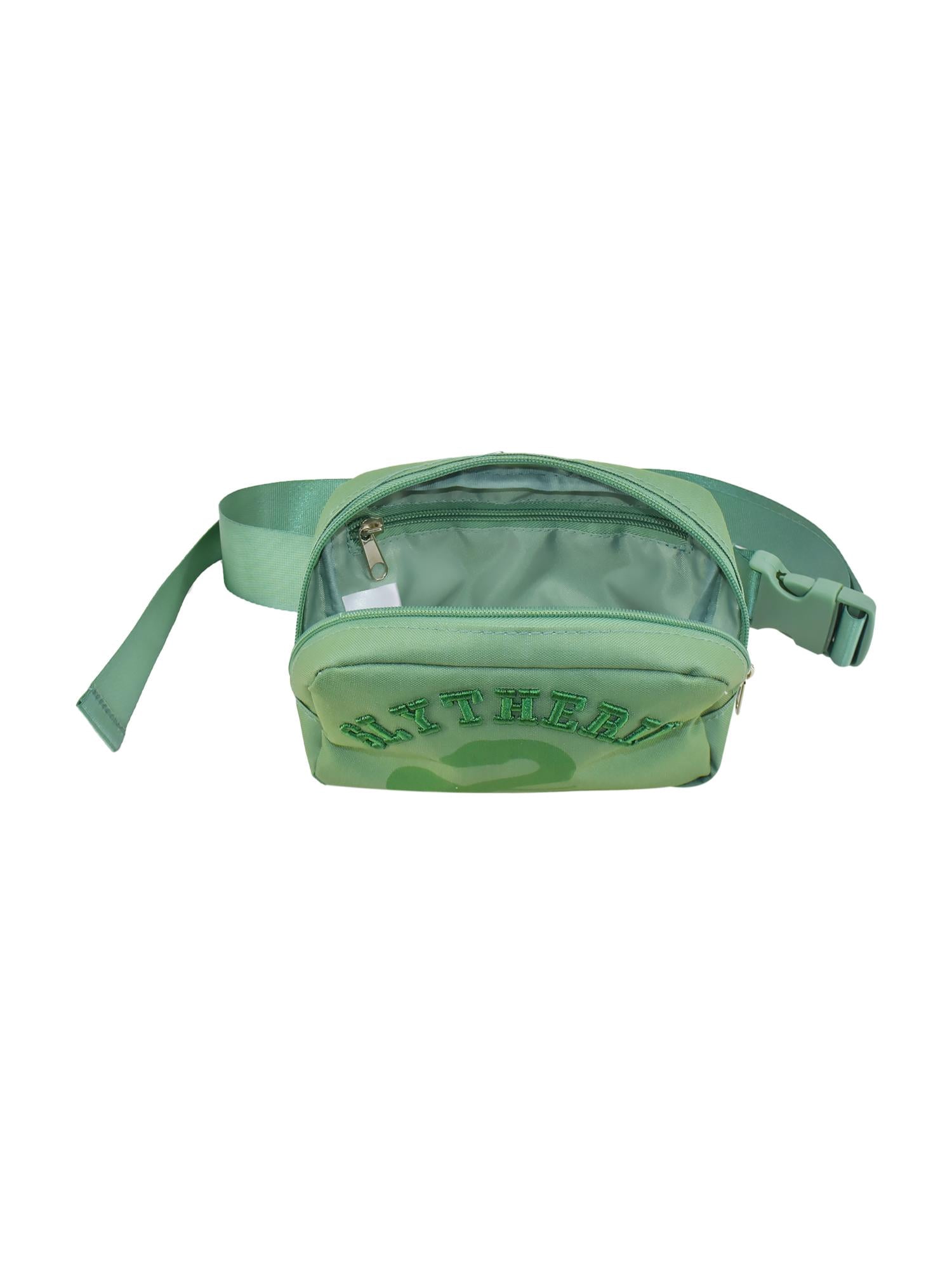 Harry Potter Fanny Pack, Waist Crossbody Bag for Men and Women, Slytherin