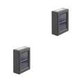 thumbnail image 2 of Inteprter Lámpara de pared con energía Solar desmontable montada en la pared para interiores y exteriores, hogar, dormitorio, sala de estar, jardín, Iluminación blanca 2piezas Inteprter CBP444435, 2 of 5
