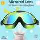 thumbnail image 2 of Swim Goggles 2 Pack Anti-Fog Anti-UV Wide View Swimming Goggles for Kids 3-14, 2 of 5