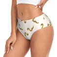 thumbnail image 2 of Fotbe Cartoon Snake Calzones Estampados para Mujer – Ropa Interior de Algodón, Cómoda, Suave y Elástica-Medium, 2 of 6