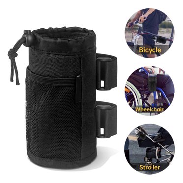 360° Rotating Bicycle Handlebar Water Bottle Holder – Lightweight Plastic Cup Cage