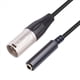 thumbnail image 3 of 2X Cable XLR Macho A Hembra de 1/4 de Pulgada, Macho de 3 Pines A Cable de Audio de Enchufe de 6,35 Mm, Cable de Audio de MicróFono XLR Macho A 6,35 mm, 3 of 5