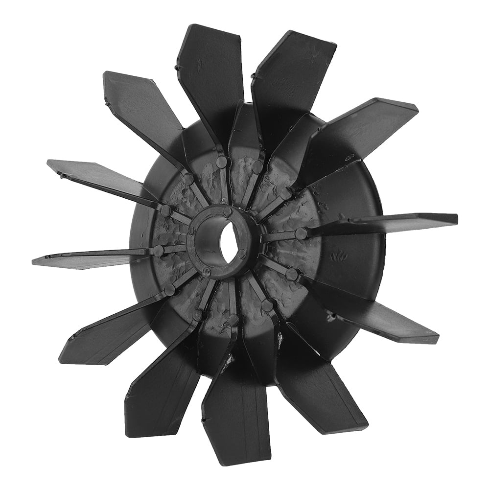 Restaurant Kitchen Ventilator Motor 8mm Diameter Hole Fan Vane Orange 