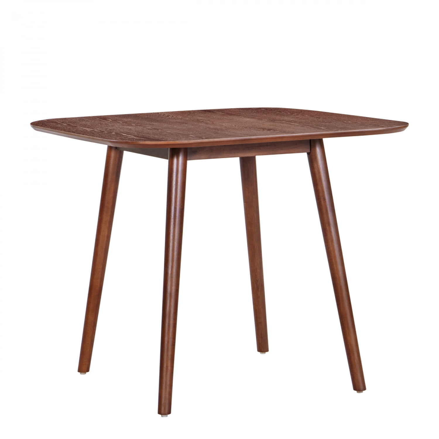 Dark Walnut Square Dining Table Stylish Dining Furniture for Kitchen & Dining Room