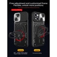 thumbnail image 5 of Xilaimitoo For iPhone 14 Case,with Slide Camera Cover , Full Body Military-Grade Case with Upgrade Magnetic Ring Kickstand for iPhone14 Case -Red, 5 of 7