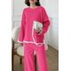 thumbnail image 4 of Conjunto de Suéter de Punto y Pantalones de Pierna Ancha para Mujer PRETTYGARDEN M, 4 of 7