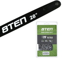 8TEN 28" Chainsaw Bar & Chain .050 3/8 93DL Husqvarna Echo MK1010297