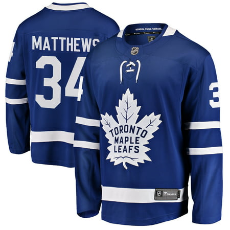 Auston Matthews Toronto Maple Leafs Fanatics Branded Youth Home Breakaway Player Jersey - (Best Maple Leafs Players Of All Time)